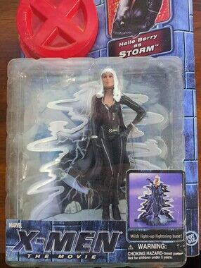 Vintage Marvel X-Men Figure Panel in Blue with White Accents